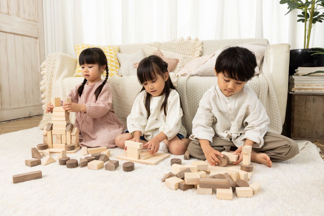 木こり✨ アイコニー デラックス積み木 (IKONIH BUILDING BLOCKS DELUXE)｜アイ